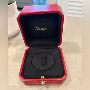 Cartier Red and Black ring Box